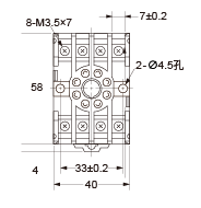 SS-22尺寸图 电机调速器 博雪科技