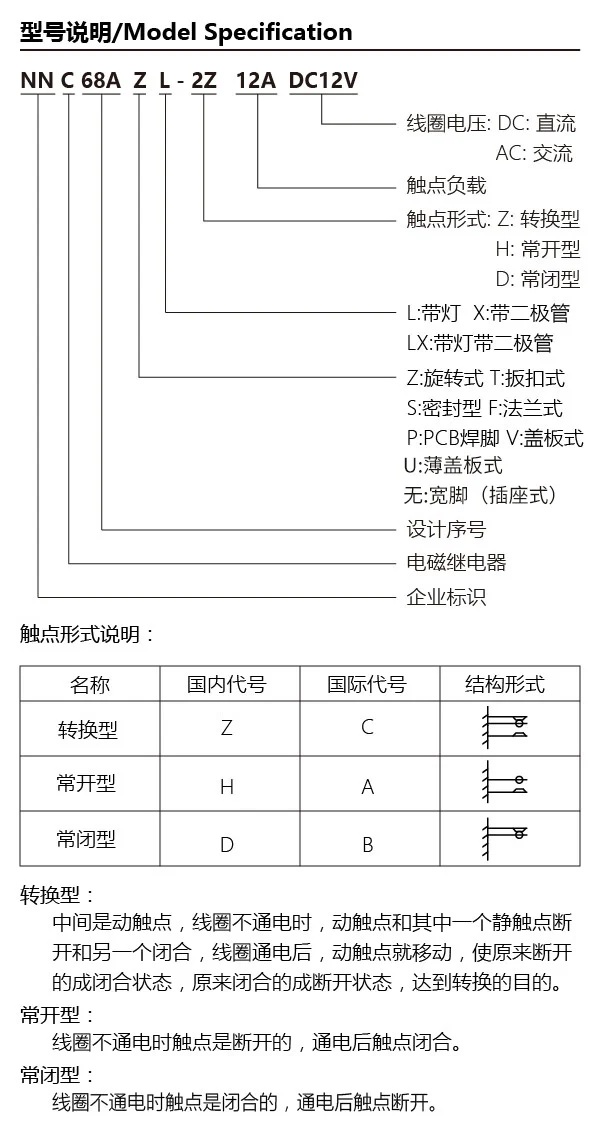 NNC68A-2Z(JQX-13F-2Z)详情页2