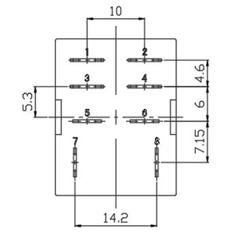 NNC68AZL-2Z(JQX-13F-2Z)安装孔尺寸