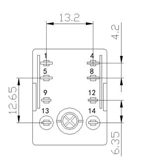 NNC68BL-2Z安装孔尺寸
