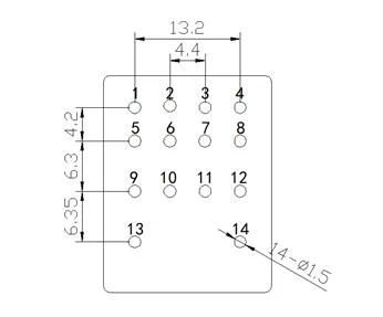 NNC68BSL-4Z安装孔尺寸