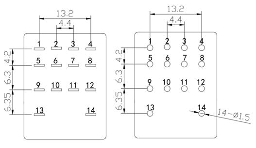 NNC68BUL-4Z安装孔尺寸