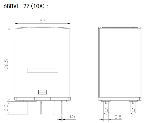 NNC68BVL-2Z 10A外形尺寸
