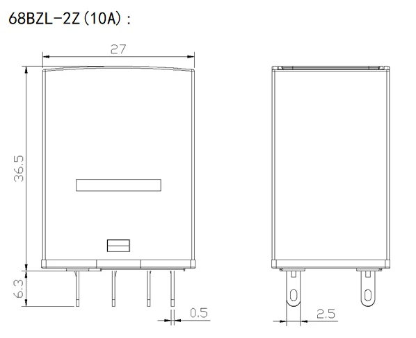 NNC68BZL-2Z-10A(HH52P)外形尺寸
