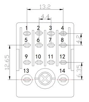 NNC68BZL-4Z(HH54P)安装孔尺寸