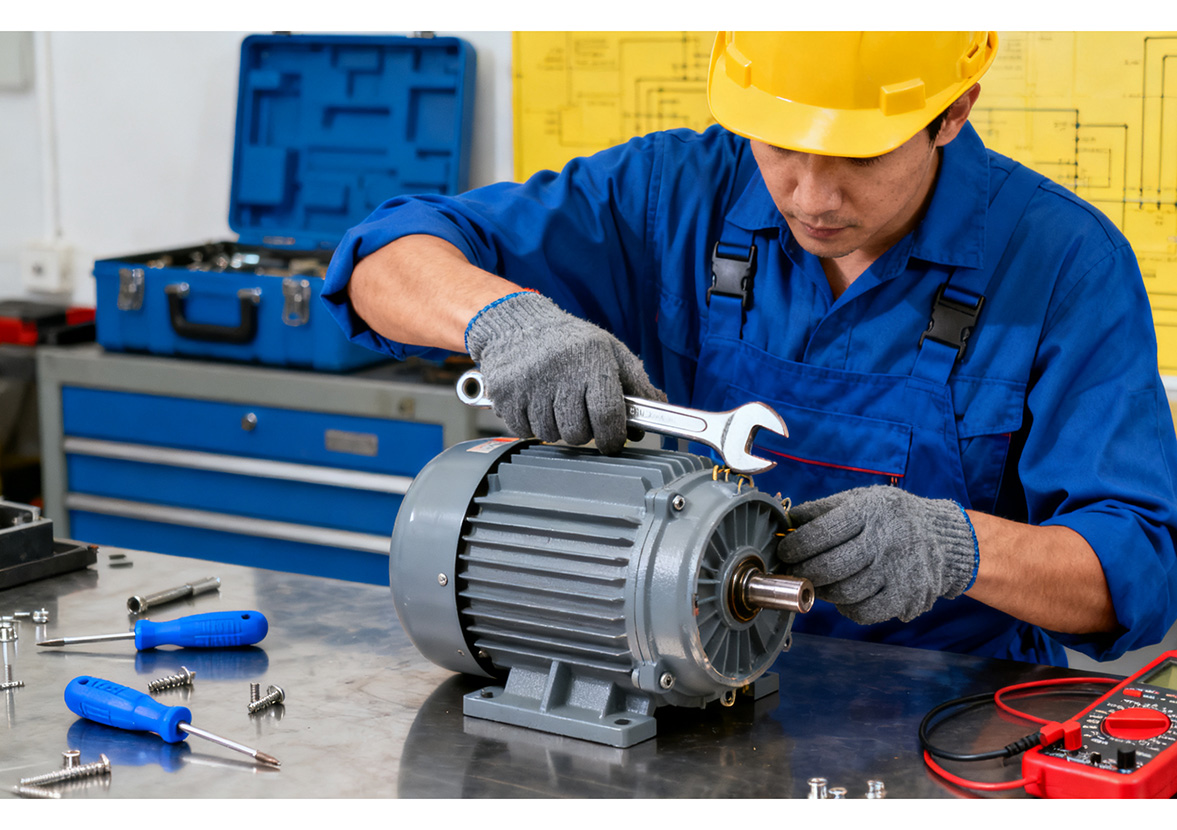 电机维修图片
